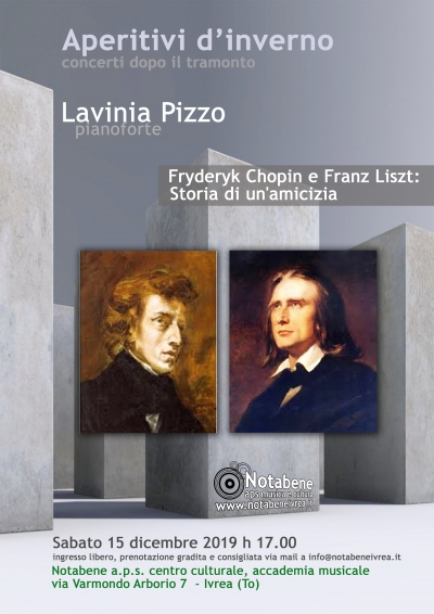 Aperitivi d&#039;inverno - Lavinia Pizzo, pianoforte - 15 dicembre 2019