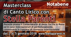 Masterclass di Canto Lirico con Stella Parenti